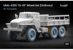 Набір коліс для УРАЛ-4320 "ОI-25" від Trumpeter ScaleX WM 35037