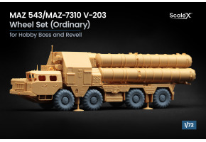 Набір коліс для MAZ 543/MAZ-7310 V-203 від Hobby Boss та Revell ScaleX WM 72006