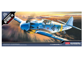 Збірна модель 1/72 Літак Messerschmitt Bf109G-14 Academy 12454