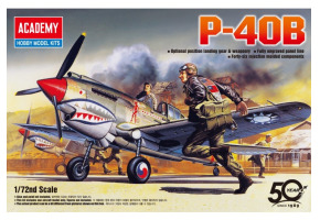 Збірна модель 1/72 Літак P-40B "TOMAHAWK" Academy 12456