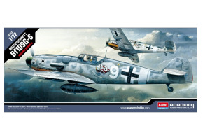 Збірна модель 1/72 Літак Messerschmitt Bf 109G-6 Academy 12467