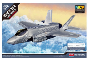 Збірна модель 1/72 Літак F-35A Lightning II Academy 12507