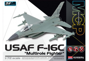 Збірна модель 1/72 Літак F-16C (складання без клею) Academy 12541