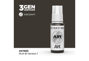 Акрилова фарба RLM 81 Version 1 / Хакі коричневий версія 1 AIR АК-interactive AK11835