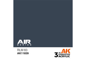 Acrylic paint RLM 83 / Dark blue AIR AK-interactive AK11839