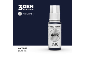 Акрилова фарба RLM 83 / Темно-синій AIR АК-interactive AK11839