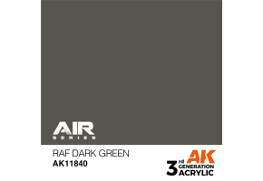 Акриловая краска RAF Dark Green / Темно-зеленый AIR АК-интерактив AK11840