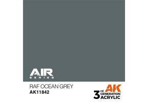 Acrylic paint RAF Ocean Gray / Ocean Gray AIR AK-interactive AK11842