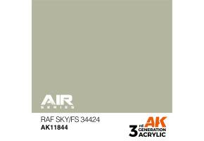 Акриловая краска RAF Sky (FS34424) / Серо-желтый AIR АК-интерактив AK11844