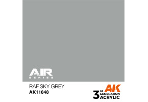 Акрилова фарба RAF Sky Grey / Сіре небо AIR АК-interactive AK11848