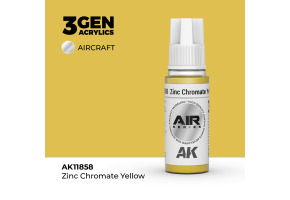 Акриловая краска Zinc Chromate Yellow / Цинк хромат жовтий AIR АК-interactive AK11858