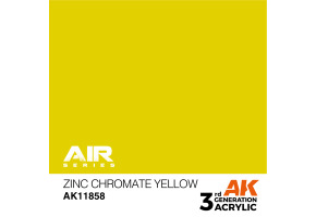 Акриловая краска Zinc Chromate Yellow / Цинк хромат жовтий AIR АК-interactive AK11858