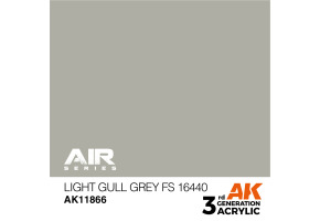 Acrylic paint Light Gull Gray (FS16440) AIR AK-interactive AK11866
