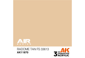 Acrylic paint Radome Tan (FS33613) AIR AK-interactive AK11870