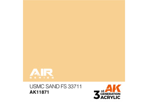 Акриловая краска USMC Sand / USMC Песок (FS33711) AIR АК-интерактив AK11871