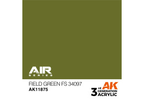 Акриловая краска Field Green / Зеленый-полевой (FS34097) AIR АК-интерактив AK11875