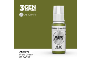 Акрилова фарба Field Green / Зелений-польовий (FS 34097) AIR АК-interactive AK11875