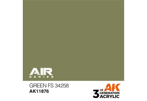 Акриловая краска Green / Зеленый (FS34258) AIR АК-интерактив AK11876