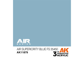 Acrylic paint Air Superiority Blue (FS35450) AIR AK-interactive AK11879