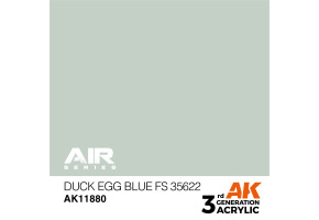 Acrylic paint Duck Egg Blue / Gray-green (FS35622) AIR AK-interactive AK11880