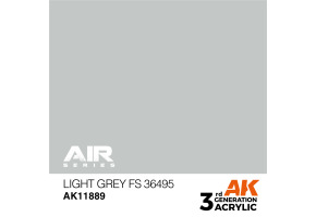 Acrylic paint Light Gray / Light gray (FS36495) AIR AK-interactive AK11889