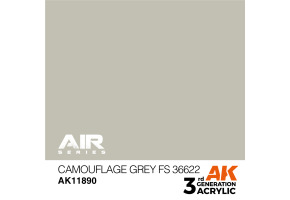 Акриловая краска Camouflage Grey / Серый камуфляж  (FS36622) AIR АК-интерактив AK11890