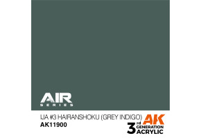 Acrylic paint IJA #3 Hairanshoku (Grey Indigo)  AIR AK-interactive AK11900