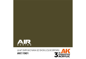 Акриловая краска IJA #7 Ohryuko Nana Go Shoku (Olive Brown) / Коричневый AIR АК-интерактив AK11901
