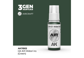 Акрилова фарба IJA #21 Midori iro (Green) / Зелений AIR АК-interactive AK11902