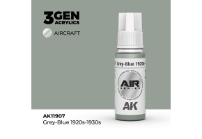Акрилова фарба Grey-Blue 1920-1930 / Сіро-блакитний 1920-1930 AIR АК-interactive AK11907
