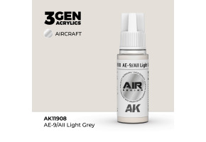 Акрилова фарба AE-9/AII Light Grey / Світло-сірий AIR АК-interactive AK11908