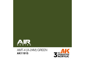 Acrylic paint AMT-4 (A-24m) Green AIR AK-interactive AK11915
