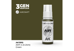 Акрилова фарба AMT-4 (A-24m) Green / Зелений AIR АК-interactive AK11915
