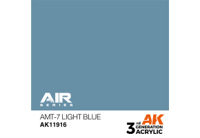 Акриловая краска AMT-7 Light Blue / AMT-7 Светло-голубой AIR АК-интерактив AK11916