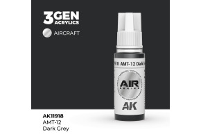 Акрилова фарба AMT-12 Dark Grey / Темно-сірий AIR АК-interactive AK11918