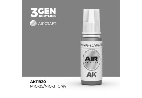 Акрилова фарба MiG-25/MiG-31 Grey / МіГ-сірий AIR АК-interactive AK11920