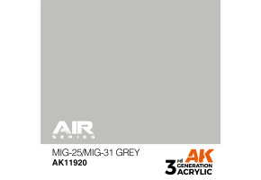 Акриловая краска MiG-25/MiG-31 Grey / МиГ-серый AIR АК-интерактив AK11920