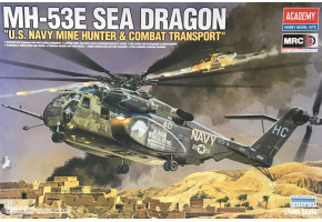 Сборная модель 1/48 вертолёт MH53E Морской Дракон  Академия 12703