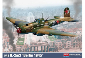 Сборная модель 1/48 самолёт ИЛ-2m3 "Берлин 1945" Академия 12357