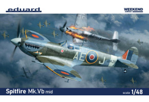 Збірна модель 1/48 Літак Spitfire Mk.Vb mid Eduard 84186