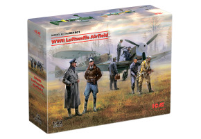 Збірна модель 1/48 Аеродром Люфтваффе (Друга світова війна) ICMDS4801