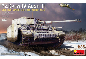 Немецкий танк Pz.IV Ausf.H Nibelungenwerk (август 1943 года) 1:35
