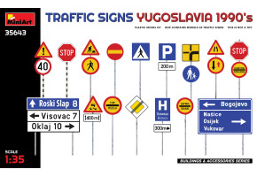 Road signs. Yugoslavia 1990s