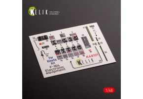 F-104 Series Electrical Equipment декаль інтер'єр для комплекту Kinetic 1/48 KELIK K48121
