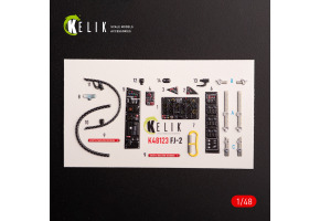 FJ-2 декаль інтер'єр для комплекту Italeri 1/48 KELIK K48123