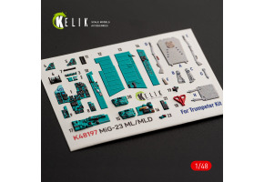 MiG-23 ML/MLD декаль інтер'єр для комплекту Trumpeter 1/48 KELIK K48197