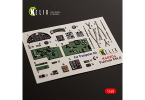 Fairey Fulmar Mk.II декаль інтер'єр для комплекту Trumpeter 1/48 KELIK K48204