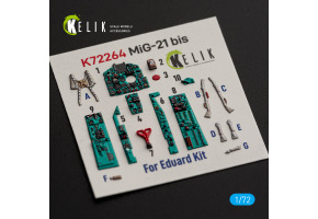 MiG-21 bis декаль інтер'єр для комплекту Eduard 1/72 KELIK K72264