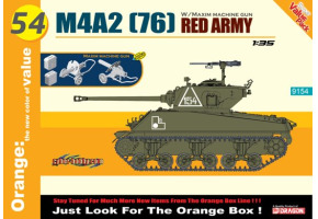  M4A2 (76) Red Army + Maxim Machine Gun (Orange)