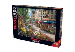 Пазл Цветочный рынок 1000шт